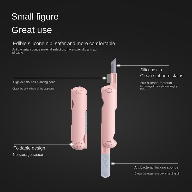 Komplet četkica za čišćenje tipkovnice računala 7 u 1 Čišćenje ekrana Višenamjenski alati za čišćenje kućišta slušalica Sprej za čišćenje pepela