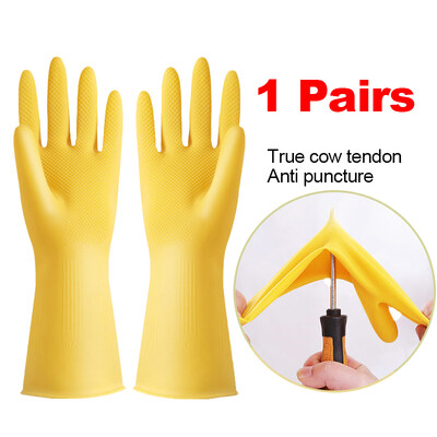 Mănuși de uz casnic Vese de bucătărie impermeabile pentru curățare cauciuc latex mănuși de cauciuc tendon de vită durabil și durabil