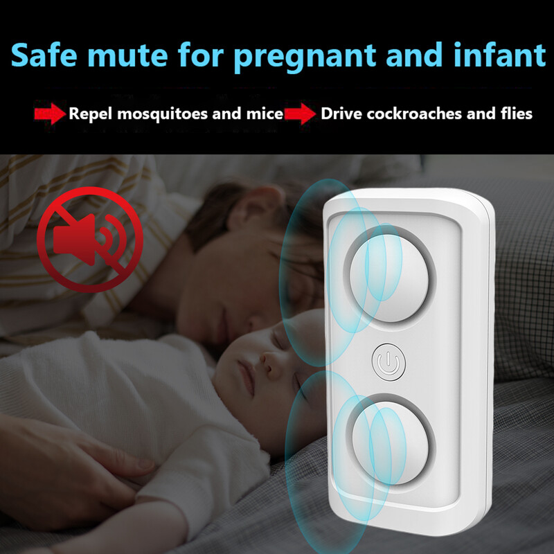 Ultraheli elektrooniline hiiretõrje EL/USA/UK Plug putukate ämblikutõrjevahend näriliste tõrjeks mõeldud sääsetõrjevahend koduseks autokontoriks