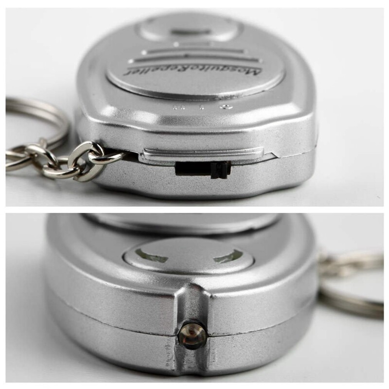 Nešiojamas nuo uodų atbaidantis uodus atbaidantis elektroninis ultragarsinis raktų pakabukas, skirtas stovyklavimui lauko automobilyje