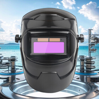 Μάσκα συγκόλλησης Auto Darkening Solar Power Welding Facemask Αυτόματη προσαρμογή μεταβλητού φωτός για κοπή με λείανση συγκόλλησης τόξου