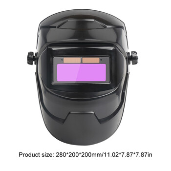 Μάσκα συγκόλλησης Auto Darkening Solar Power Welding Facemask Αυτόματη προσαρμογή μεταβλητού φωτός για κοπή με λείανση συγκόλλησης τόξου