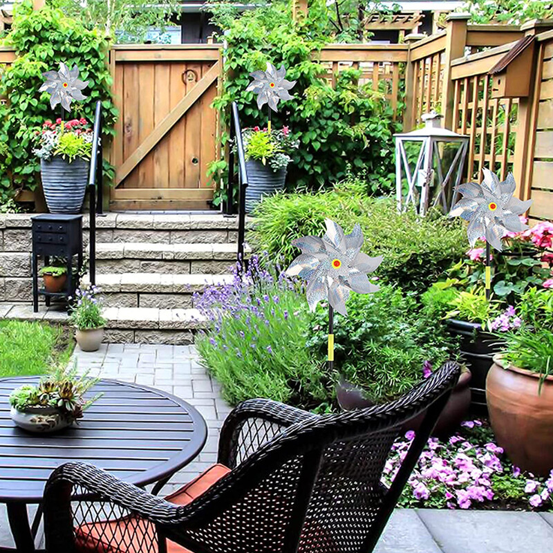 Bird Scare Tuuleveski Tuuleveski Lindude tõrjuv tuulik Kahjuritõrjevahend Peegeldav aed, tõrjuv tuult õue