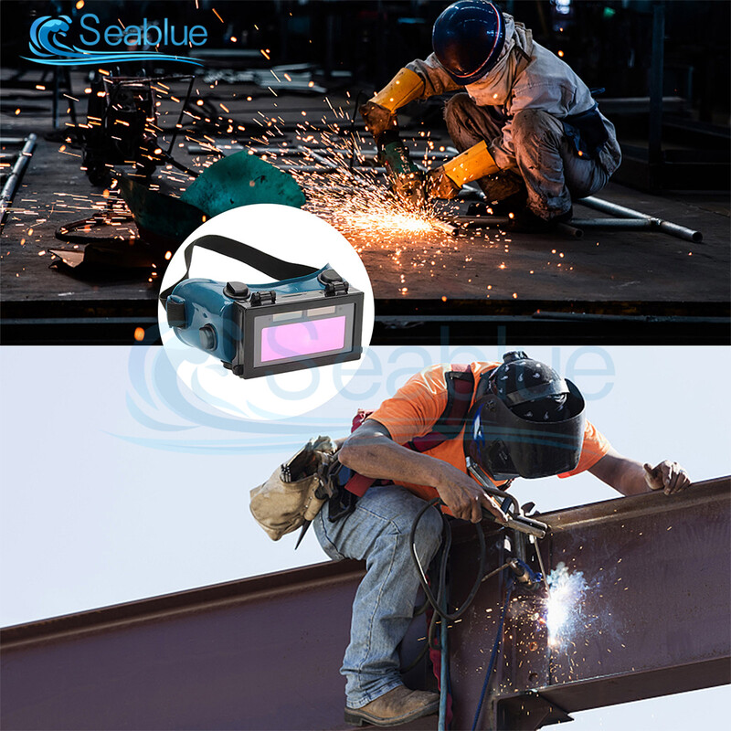Päikeseenergia Automaatselt hämarduv argooni kaar Tig keevitusprillid Keevitaja Mask Kiiver Seadmed Gaaslõikus Ohutusprillid Kaitske