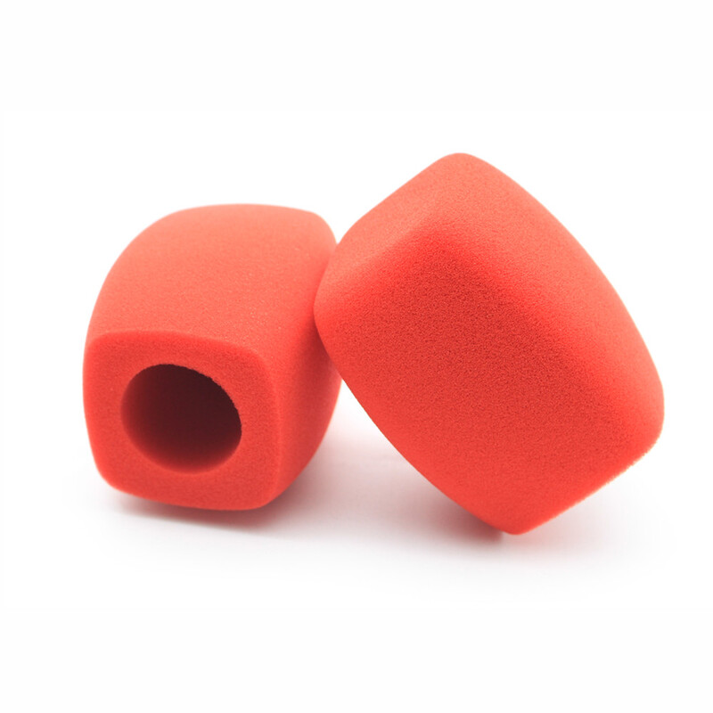 Vjetrobranska stakla za velike mikrofone Vjetrobranska stakla Kvadratni pjenasti poklopci za mikrofone za radio i televiziju, intervjue, emitiranje uživo