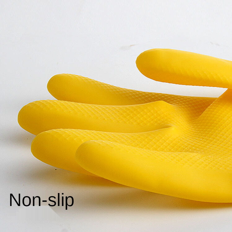 Thicken goveđa tetiva Gumeni kaput Lateks Pranje posuđa Otporan na habanje Odjeća za kućanske poslove Auto Vodootporne rukavice