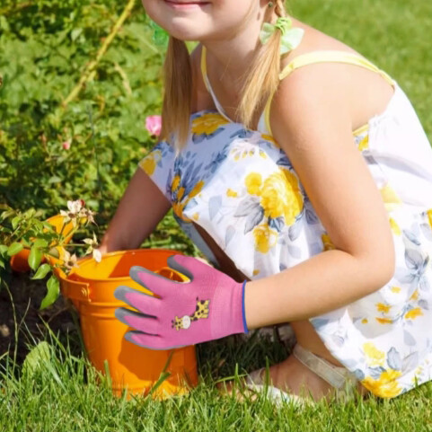 Crtane dječje zabavne zaštitne rukavice, zadebljane, otporne na habanje i protuklizne lateks rukavice, vrtlarske rukavice za kućanstvo Dodatak