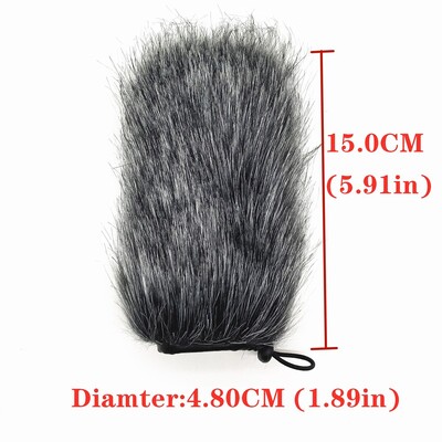 Lauko pop filtras Mikrofonas Pūkuotas priekinio stiklo gaubtas nuo vėjo Mikrofono rankovės Mikrofono dangtelis Negyva katė interviu Dropshipping