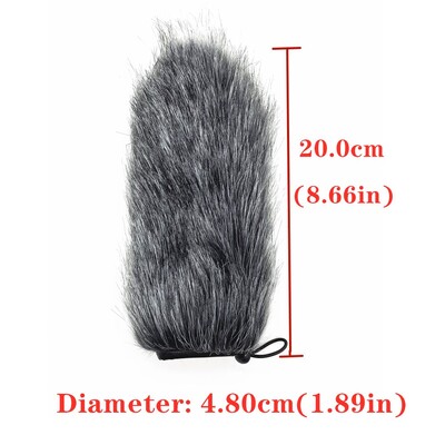 Lauko pop filtras Mikrofonas Pūkuotas priekinio stiklo gaubtas nuo vėjo Mikrofono rankovės Mikrofono dangtelis Negyva katė interviu Dropshipping