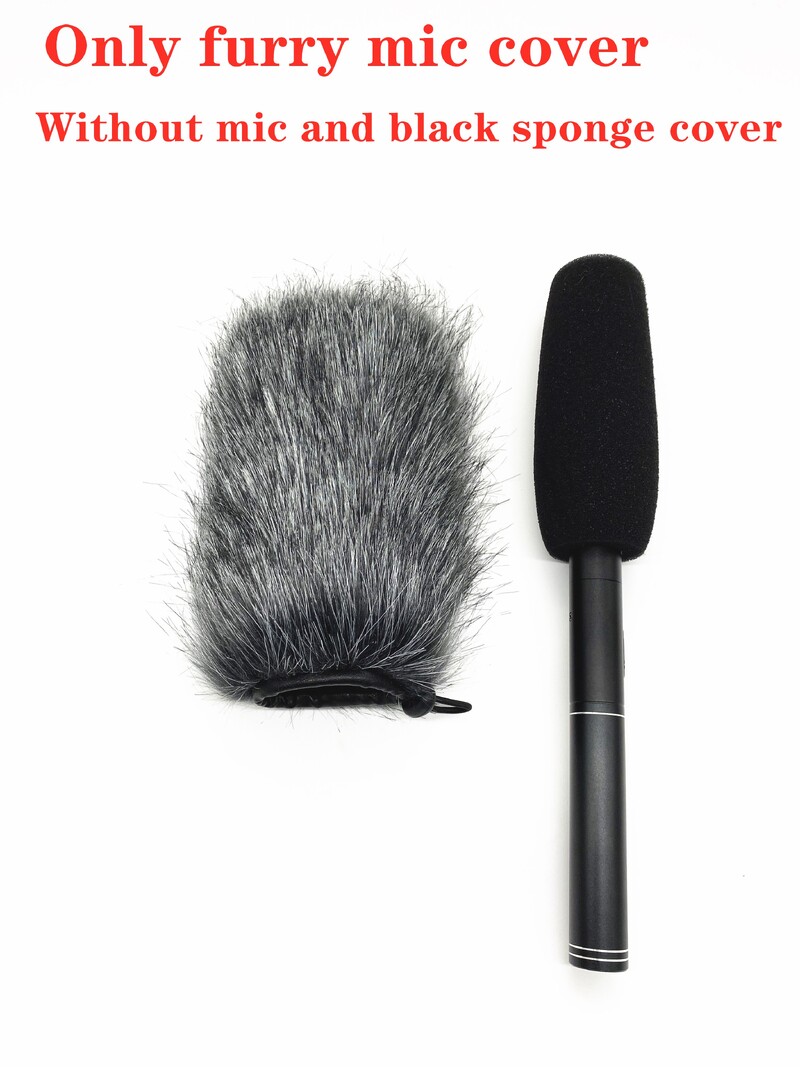 Lauko pop filtras Mikrofonas Pūkuotas priekinio stiklo gaubtas nuo vėjo Mikrofono rankovės Mikrofono dangtelis Negyva katė interviu Dropshipping