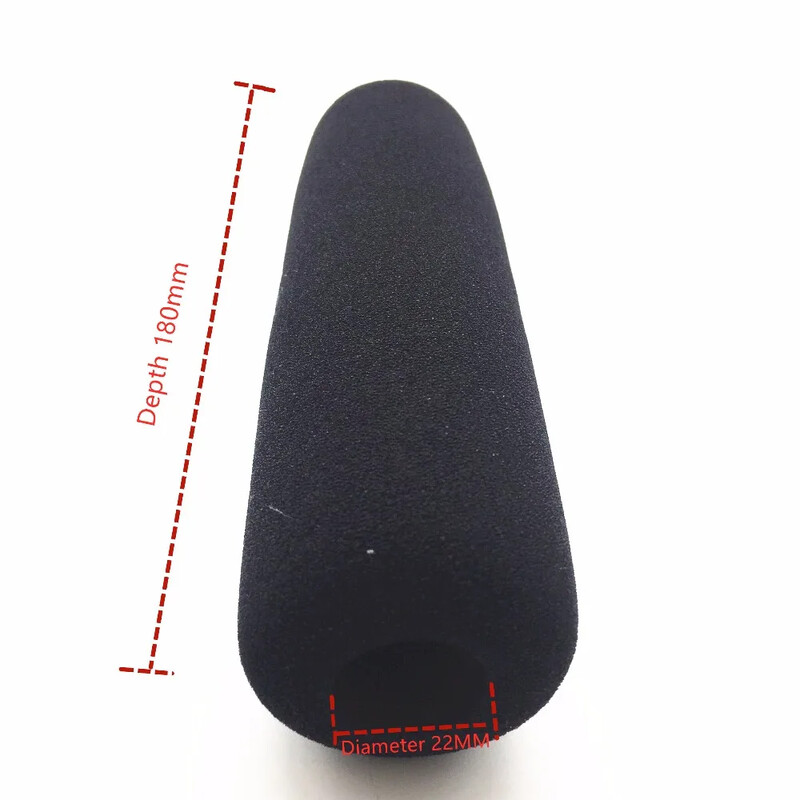 Spužvasta navlaka za vjetrobran za MKH60 SONY ECM-672 Spužvasta navlaka za vjetrobran za mikrofon promjer 22 mm dubina 180 mm