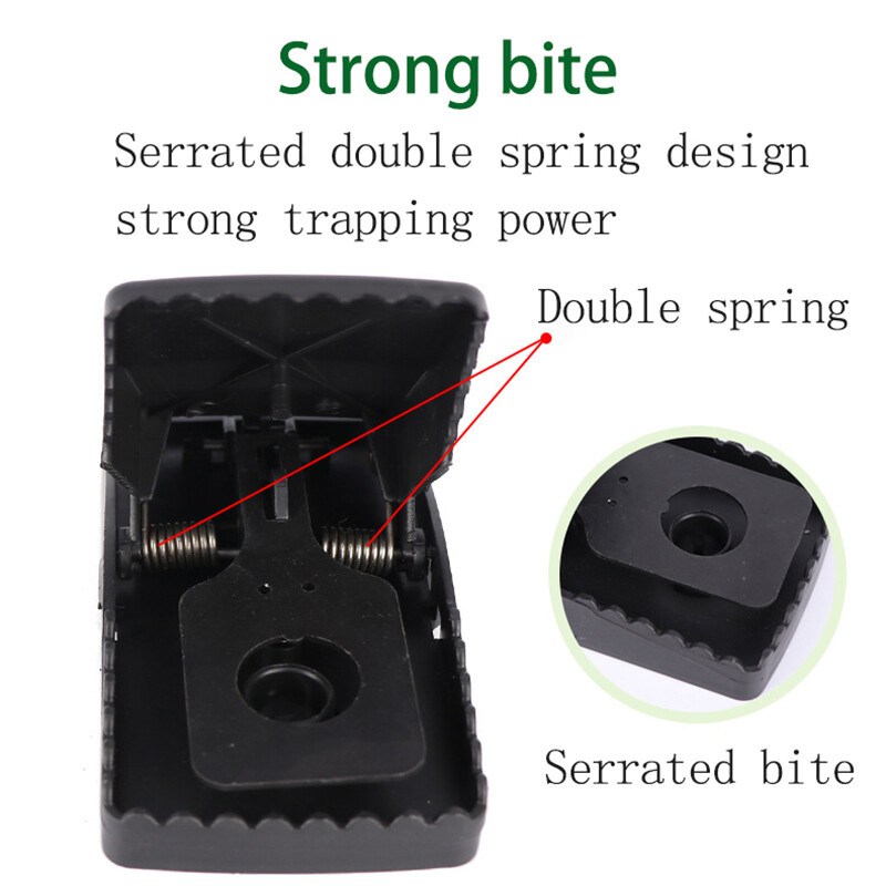 1 vnt. Daugkartinio naudojimo žiurkių gaudymo pelėms gaudyklės, pelių gaudyklės masalas, spyruoklinis graužikų gaudytojas, patalpų kenkėjų kontrolės spąstų įrankiai