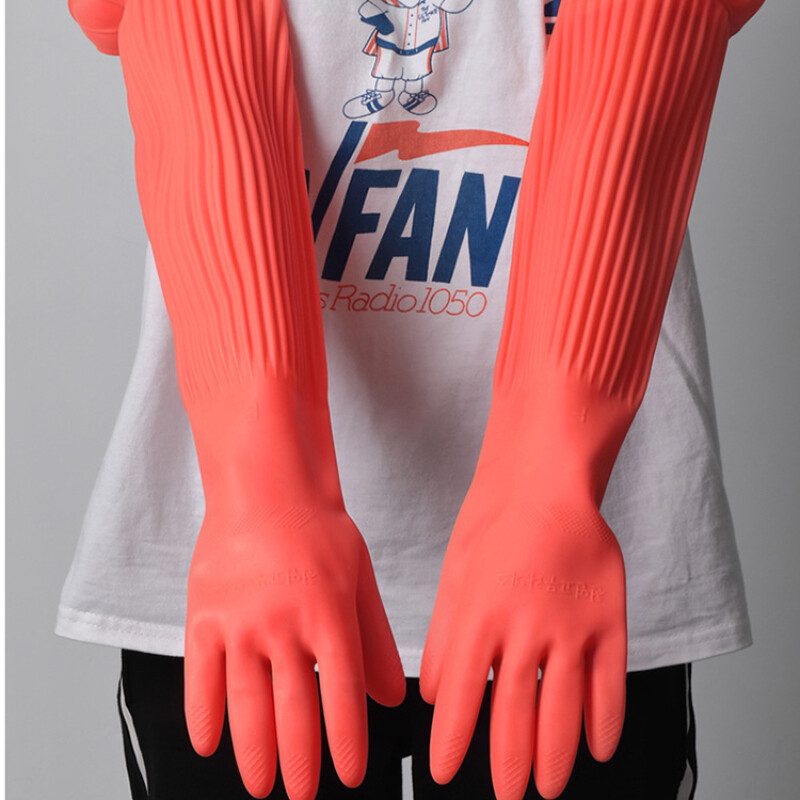 1 par produženih silikonskih rukavica za pranje posuđa gumene rukavice za pranje posuđa ribanje alata za čišćenje kućanske kuhinje