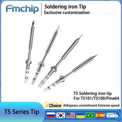 TS100 TS101 Pine64 forrasztópáka hegyének cseréje Pinecil elektromos forrasztópáka hegyének különböző típusai TS Series B2 IK C4 D24