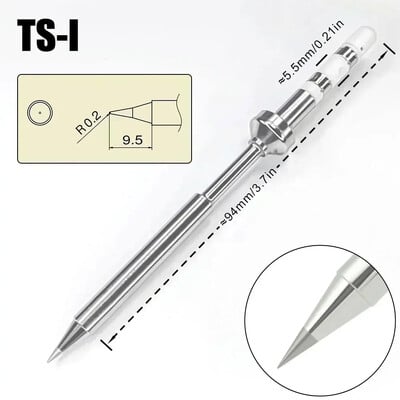 TS100 TS101 Pine64 Náhradný hrot spájkovačky Rôzne modely elektrických hrotov spájkovačky Pinecil, séria TS B2 IK C4 D24
