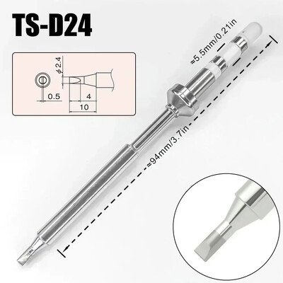 TS100 TS101 Pine64 Náhradný hrot spájkovačky Rôzne modely elektrických hrotov spájkovačky Pinecil, séria TS B2 IK C4 D24