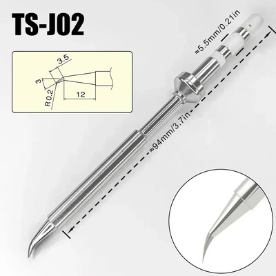 TS100 TS101 Pine64 Náhradný hrot spájkovačky Rôzne modely elektrických hrotov spájkovačky Pinecil, séria TS B2 IK C4 D24