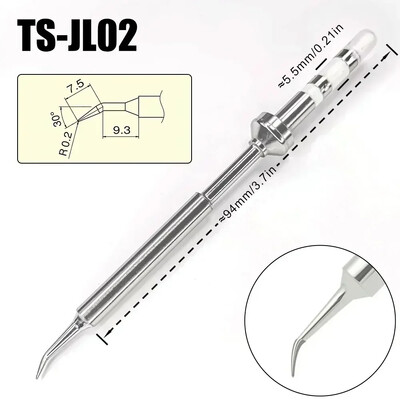 TS100 TS101 Pine64 Náhradný hrot spájkovačky Rôzne modely elektrických hrotov spájkovačky Pinecil, séria TS B2 IK C4 D24