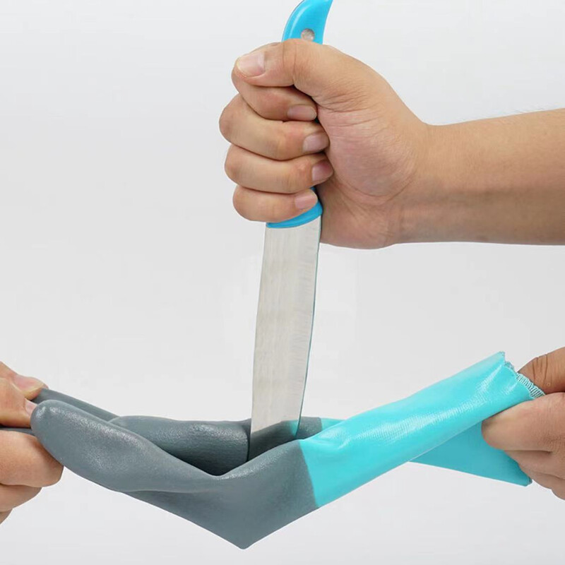 Mănuși de lucru de siguranță reutilizabile, rezistente la uzură, acid, protecție a muncii, mănuși de curățare din cauciuc, rezistente la uzură, antiderapante și anti tăiere