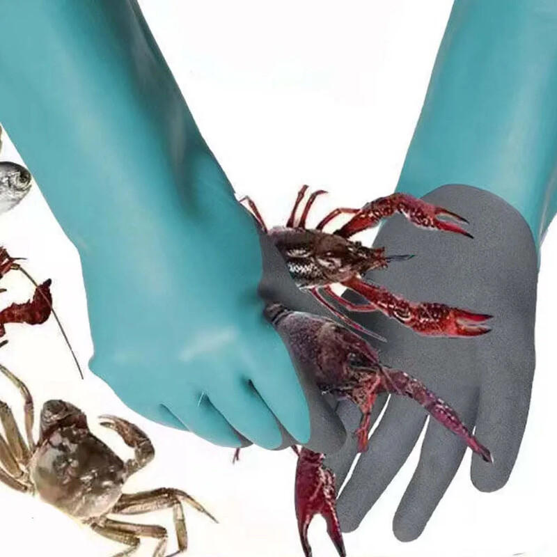 Mănuși de lucru de siguranță reutilizabile, rezistente la uzură, acid, protecție a muncii, mănuși de curățare din cauciuc, rezistente la uzură, antiderapante și anti tăiere