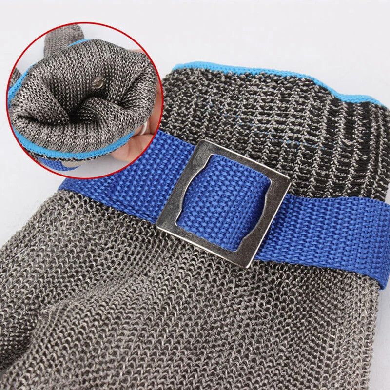 Mănuși anti-tăiare Mănuși din oțel inoxidabil pentru măcelar Protecția mâinilor Mănuși anti-tăiere Materiale de siguranță pentru a preveni tăierea zgârieturilor Gadget-uri