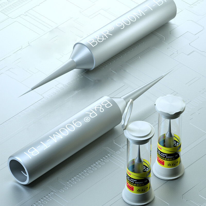 Tikslūs lituoklio antgaliai 0,1 mm itin ploni 900M-T-BI/BS skraidyklės suvirinimo antgalis lituoklio smaigalys, greitas šilumos perdavimas