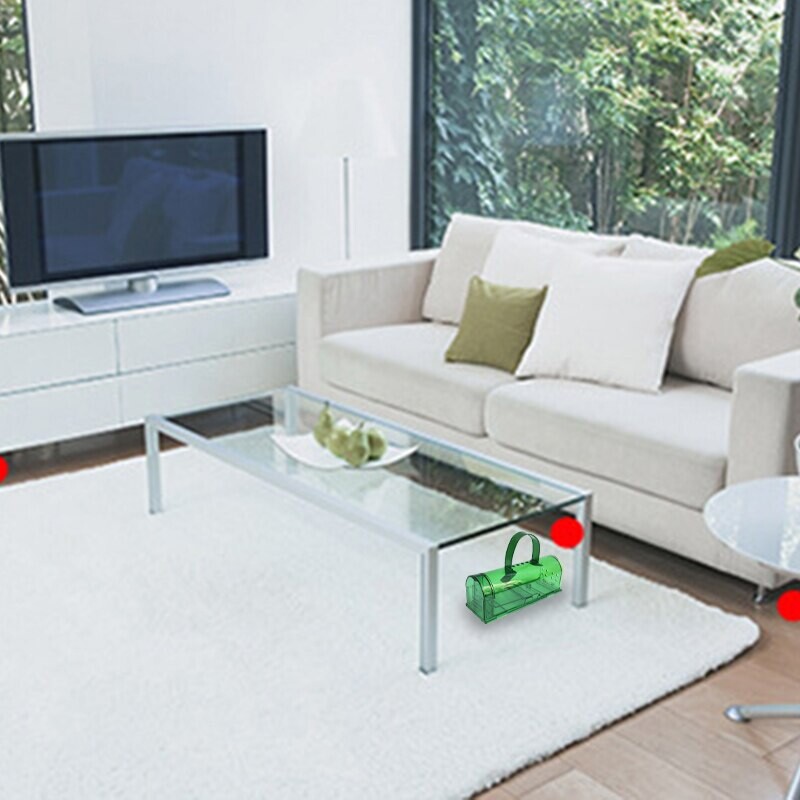 2 ΤΕΜ Πλαστική Ποντικοπαγίδα Υπνοδωμάτιο Κουζίνα Αποθήκη Ποντικοπαγίδα με Λαβή Πιάνει Εύκολα Ποντίκια Υψηλής Ευαισθησίας Πεντάλ