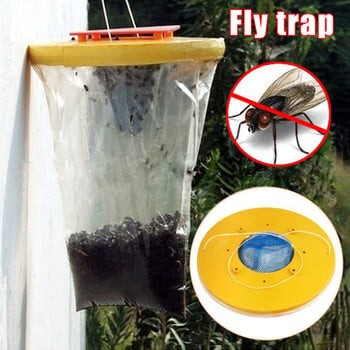 1-10 τμχ Κρεμαστό Fly Catcher Trap Εντόμων Bug Killer Μύγες που πιάνουν τσάντα για εξωτερικό αγρόκτημα Fly Trap Control Garden Flycatcher