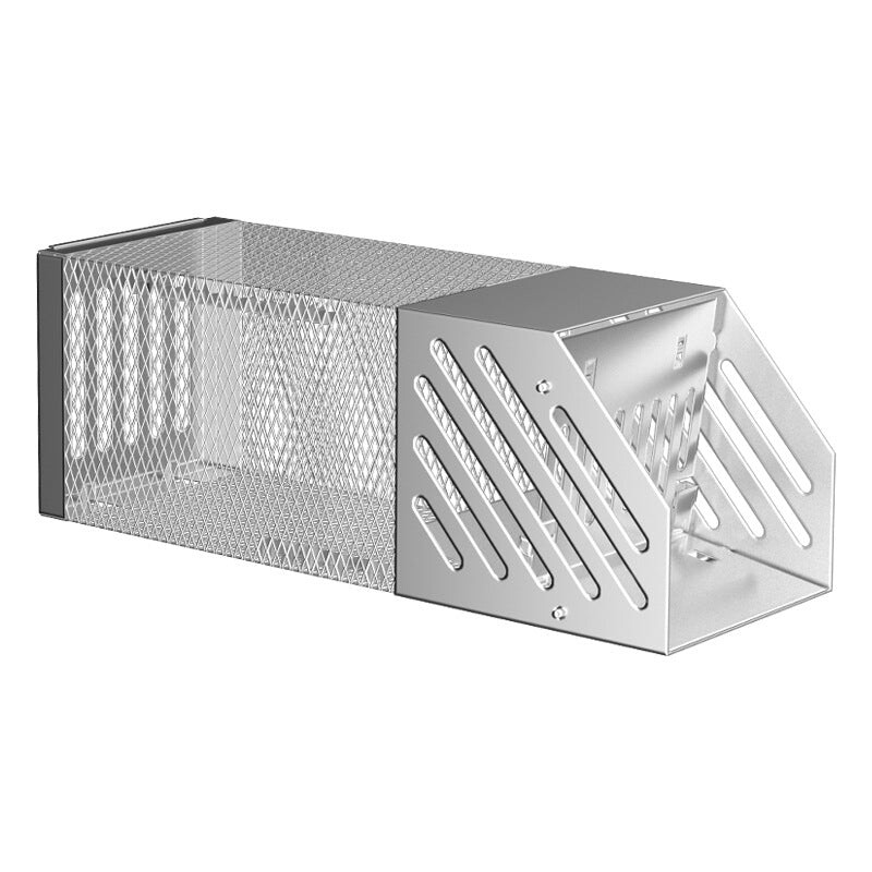 Μονή πόρτα συνεχής τρύπα για αρουραίους Παγίδα ποντικιού Ασφαλές σταθερό σιδερένιο δίχτυ Οικιακή σύλληψη ποντικιού Humane εσωτερικός εξωτερικός χώρος παγίδα αρουραίων Κλουβί αρουραίων