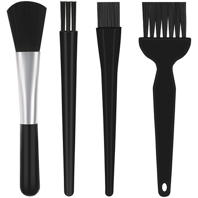 Komplet antistatičkih četkica od 4 komada, višestruka antistatička četka za tipkovnicu, četka za čišćenje računala, za sklopnu ploču tipkovnice prijenosnog računala