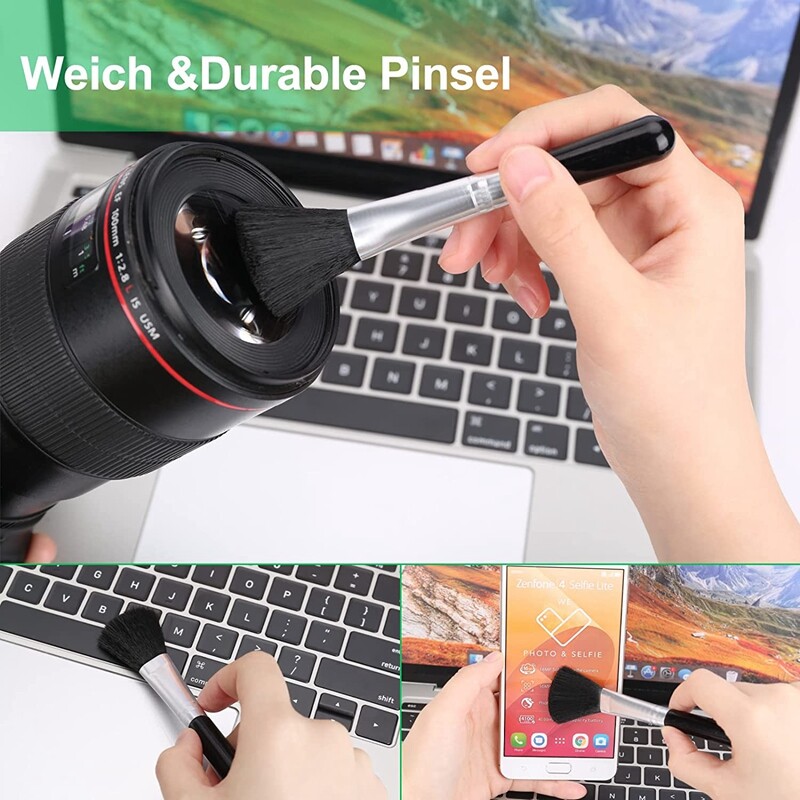 Komplet antistatičkih četkica od 4 komada, višestruka antistatička četka za tipkovnicu, četka za čišćenje računala, za sklopnu ploču tipkovnice prijenosnog računala