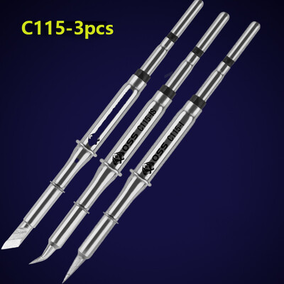 OSS TEAM C210 C245 C115 lituoklio antgaliai bešvinio šildymo šerdis, suderinama su Sugon Aifen Aixun GVM litavimo stoties rankena