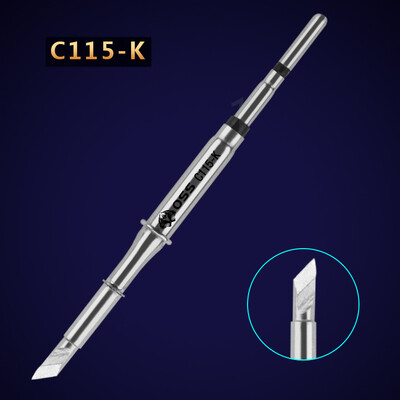 OSS TEAM C210 C245 C115 lituoklio antgaliai bešvinio šildymo šerdis, suderinama su Sugon Aifen Aixun GVM litavimo stoties rankena