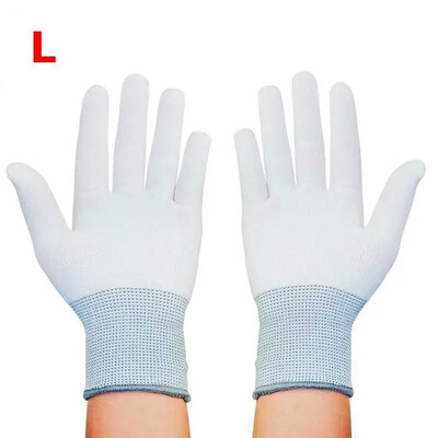 4Paris White Nylon Γάντια Εργασίας Αντιολισθητικά Γάντια Εργασίας Wearable Safety Working Quilting Glove Repair Gloves for PC ράψιμο