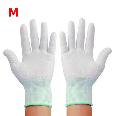 4Paris White Nylon Γάντια Εργασίας Αντιολισθητικά Γάντια Εργασίας Wearable Safety Working Quilting Glove Repair Gloves for PC ράψιμο