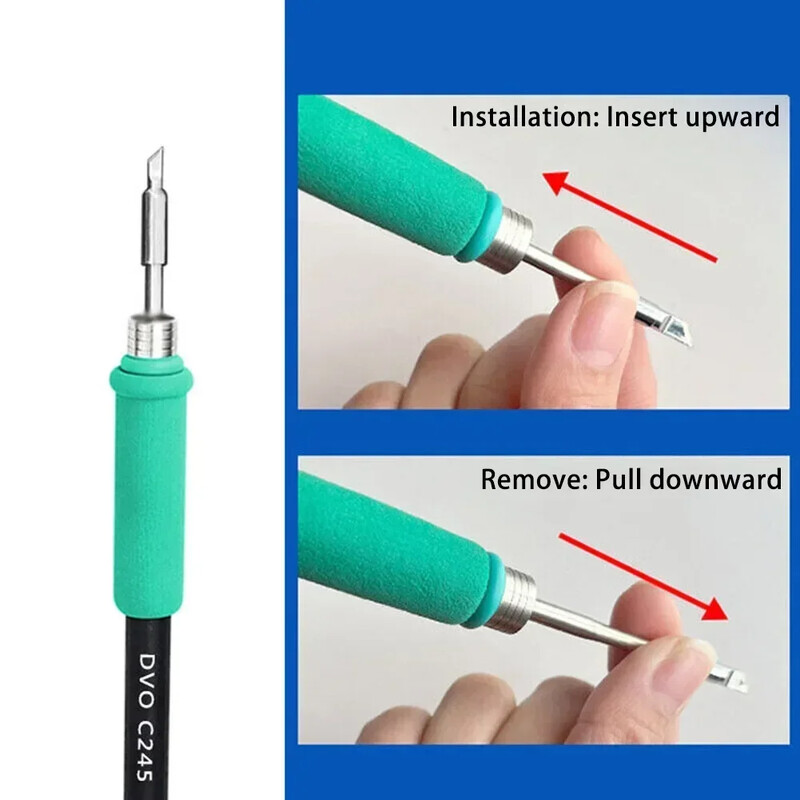 1 vnt elektrinis lituoklio antgalis K/I/IS C245 suvirinimo litavimo antgalis, integruota šildymo šerdis JBC litavimo stotims