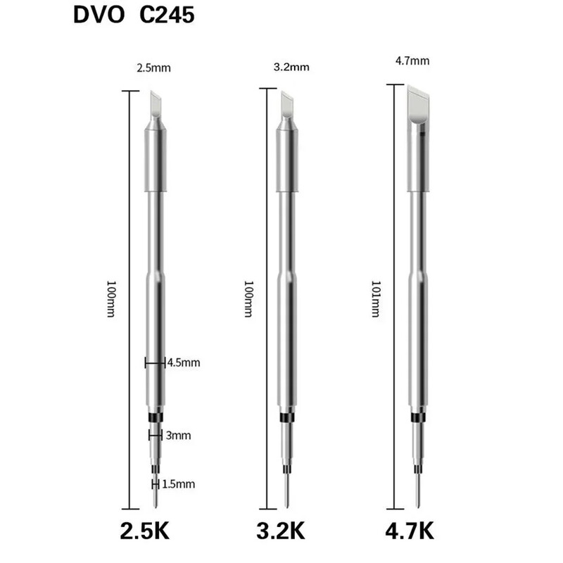 1 vnt elektrinis lituoklio antgalis K/I/IS C245 suvirinimo litavimo antgalis, integruota šildymo šerdis JBC litavimo stotims