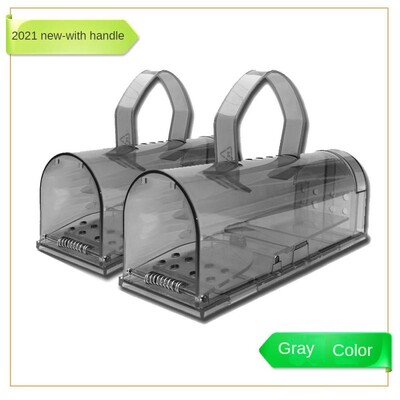 Plastikinis pelės gaudyklė, gyva gaudyklė, skirta daugkartiniam naudojimui vaikams, augintiniams, saugus kenkėjų valdiklis.