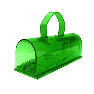 Plastikinis pelės gaudyklė, gyva gaudyklė, skirta daugkartiniam naudojimui vaikams, augintiniams, saugus kenkėjų valdiklis.