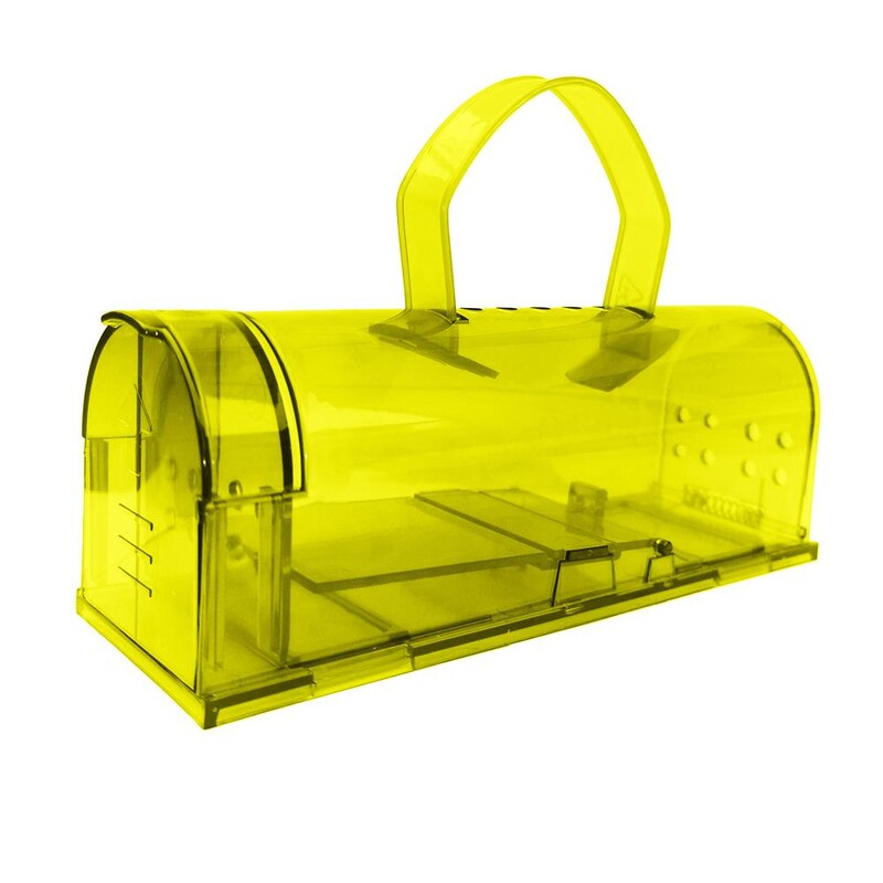 Plastikinis pelės gaudyklė, gyva gaudyklė, skirta daugkartiniam naudojimui vaikams, augintiniams, saugus kenkėjų valdiklis.