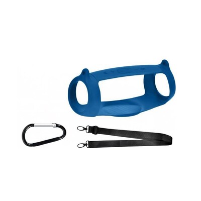 Silikoonist ümbrise kate JBL Charge 5 Bluetoothi kõlarile, reisikandmiskaitse koos õlarihma ja karabiiniga