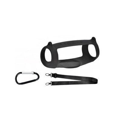 Silikoonist ümbrise kate JBL Charge 5 Bluetoothi kõlarile, reisikandmiskaitse koos õlarihma ja karabiiniga