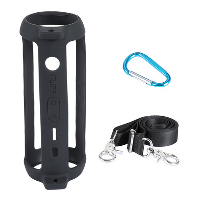 ZOPRORE kemény EVA kültéri utazótáskák hordtáska + puha szilikon tok JBL Flip 6 Bluetooth hangszóróhoz JBL Flip6 tokhoz