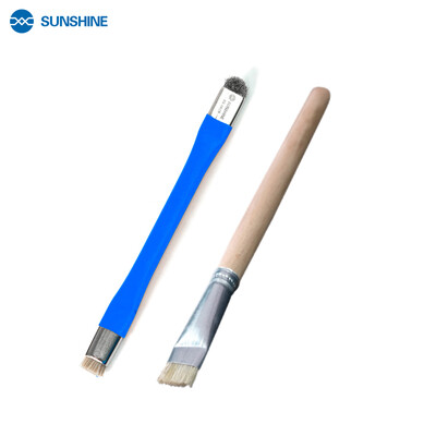 SUNSHINE Anti-Static ESD Safe Tvrda četka s dvostrukom glavom za matičnu ploču telefona Sredstvo za čišćenje tiskanih ploča za čišćenje tipkovnice računala