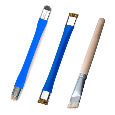 SUNSHINE Anti-Static ESD Safe Tvrda četka s dvostrukom glavom za matičnu ploču telefona Sredstvo za čišćenje tiskanih ploča za čišćenje tipkovnice računala