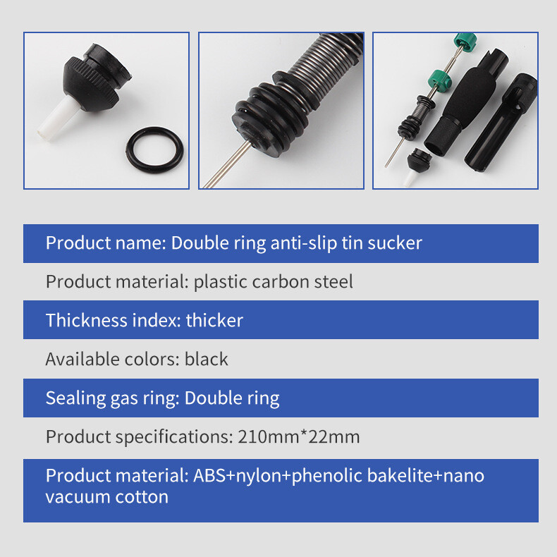 Galingas litavimo siurblys, siurblys, vakuuminis lituoklis, litavimo pistoletas, litavimo siurblys, rankinis suvirinimo įrankiai