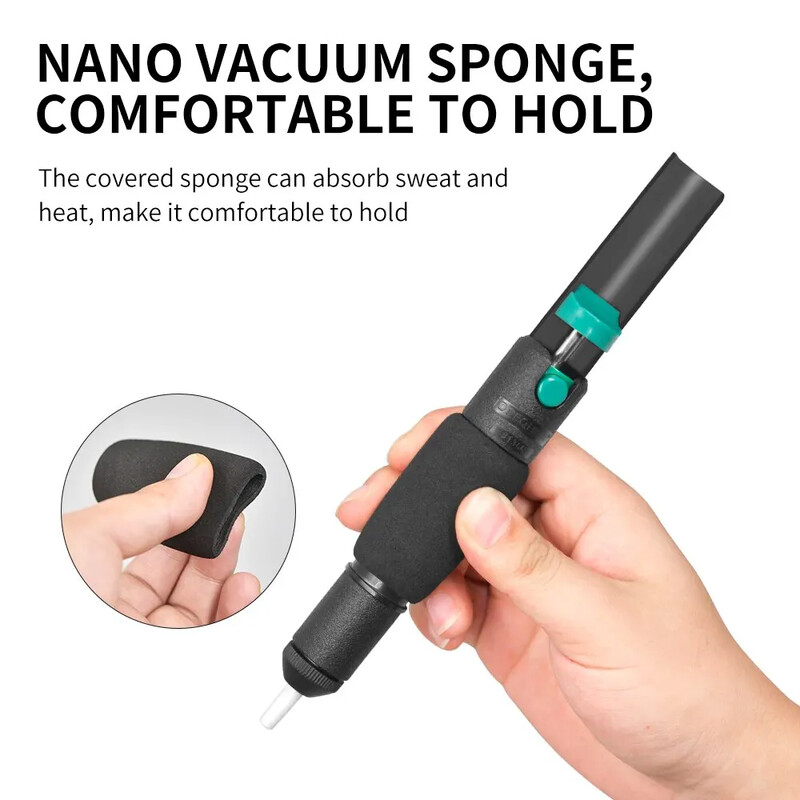 Maitinimo siurbimo litavimo kasetė ir litavimo siurblys, litavimo siurbimo ir išlitavimo kasetė su 2 siurbimo kabeliais