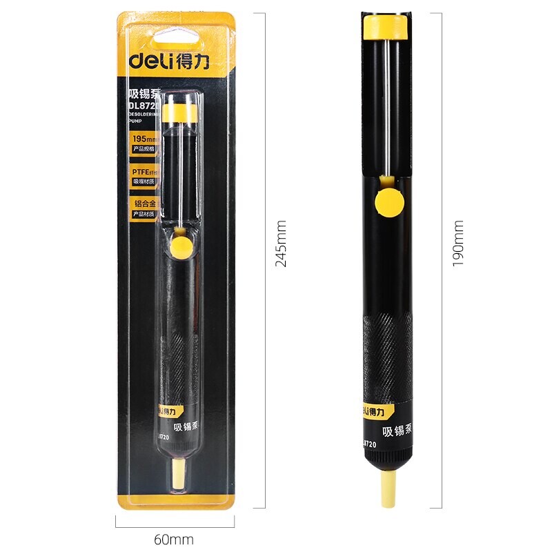 Pompă de dezlipire pentru delicatese Îndepărtarea stiloului cu ventuză Dislip de vacuum Rezistență la temperaturi înalte Instrumente de sudură manuală