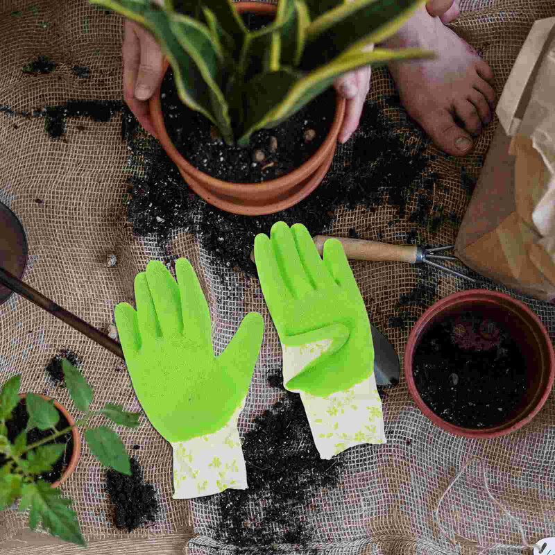 Sodininkystės pirštinės, didelės apkrovos, mažos, 2450x1400x100 cm šiltnamio efektą sukeliančios priemonės, apsaugančios nuo susidūrimo moterims, lengvas vyras