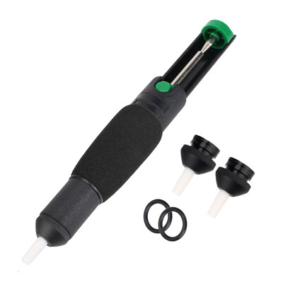 Forrasztószívó Erőteljes kiforrasztó szivattyú Vákuumos forrasztópáka Kiforrasztópisztoly szívó ón csúszásgátló fogantyús kézi hegesztő szívófej